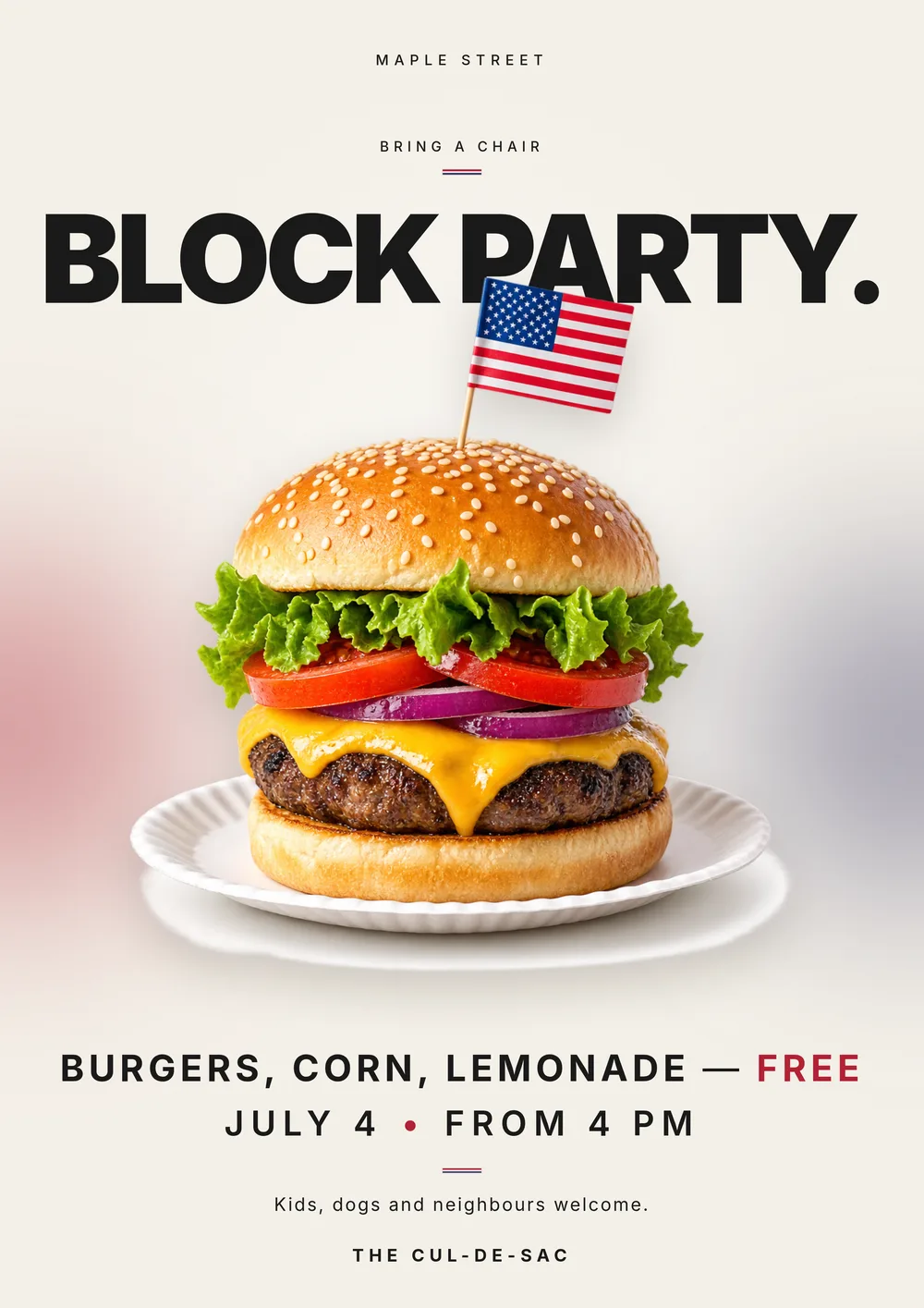 A block party with no business behind it. — The Editorial