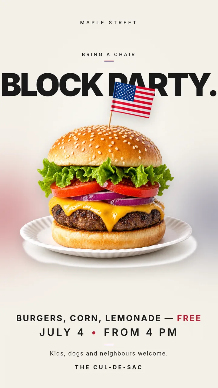 A block party with no business behind it. — Story