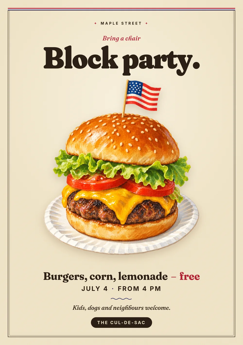 A block party with no business behind it. — The Folksy