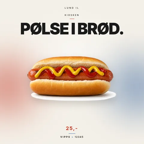 Pølse i brød