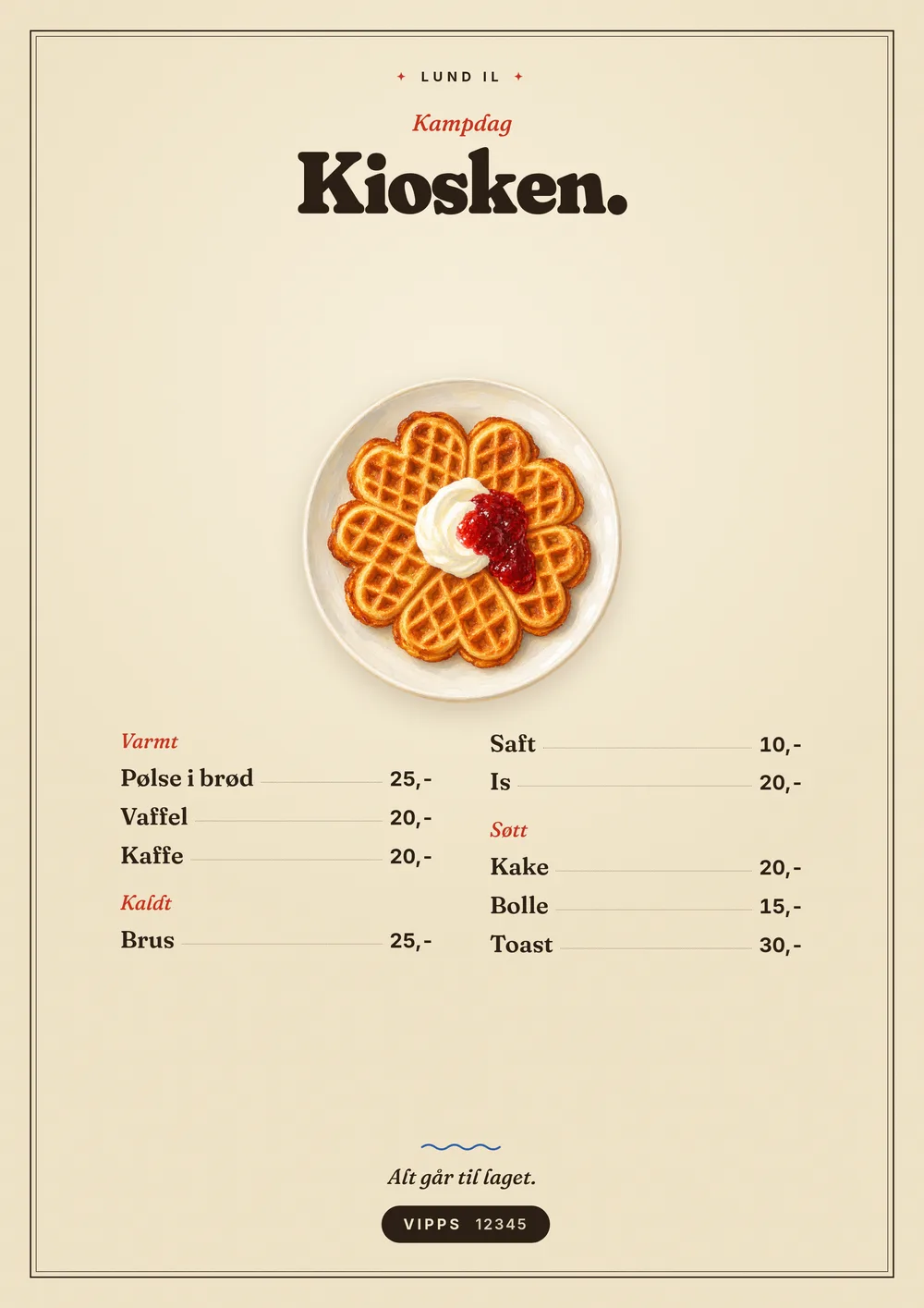 A price list template people can read from the queue. — The Folksy