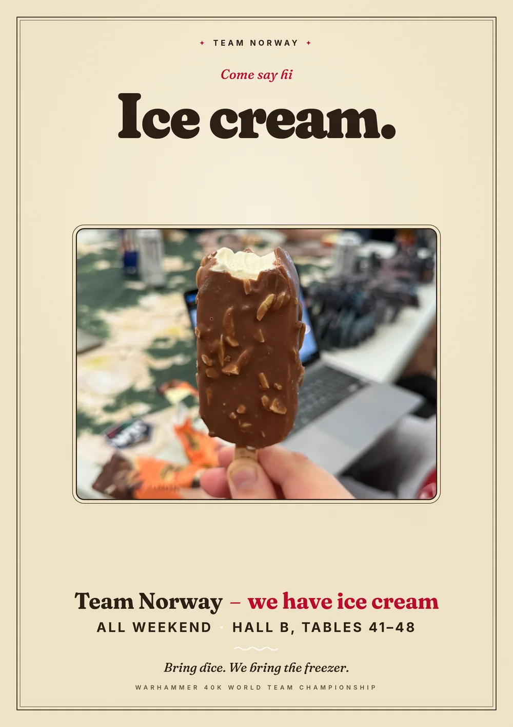 A tournament poster with your own photo on it. — The Folksy